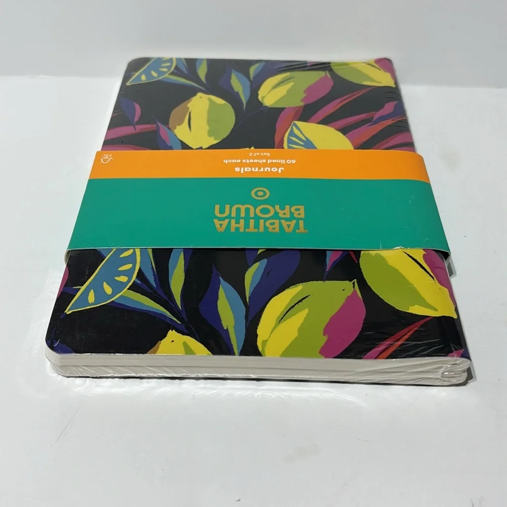 Tabitha Brown LIMITED EDITION Lemon Print Soft Cover Journal Set
